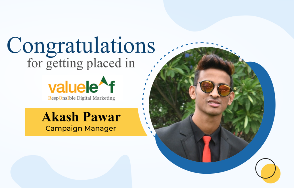 Akash Pawar Indras academy Placement