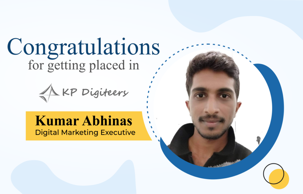 Kumar Abhinas Indras academy Placement