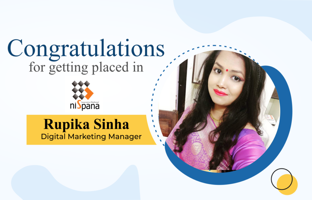 Rupika Sinha Indras academy Placement