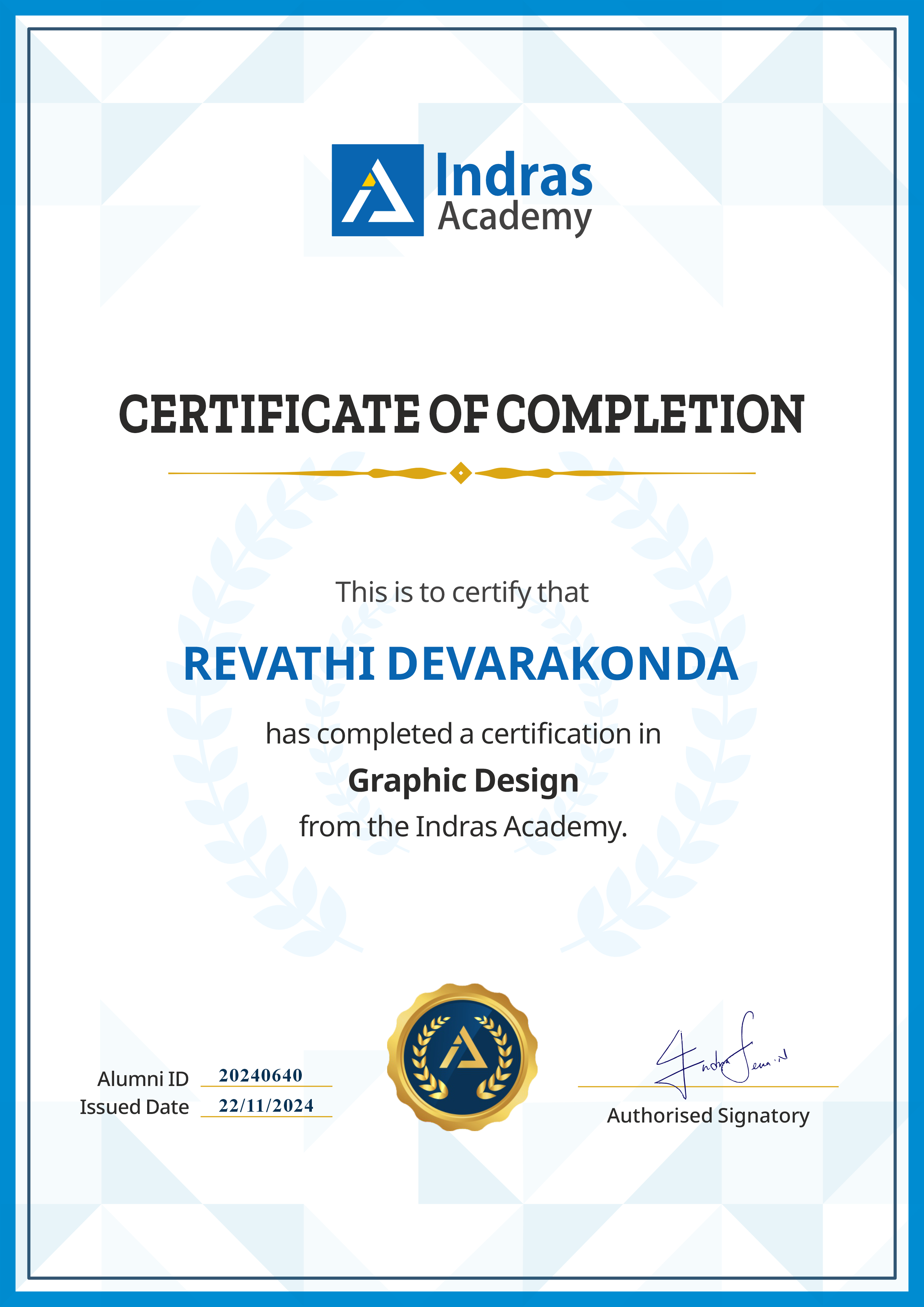 Graphic Design Certificate